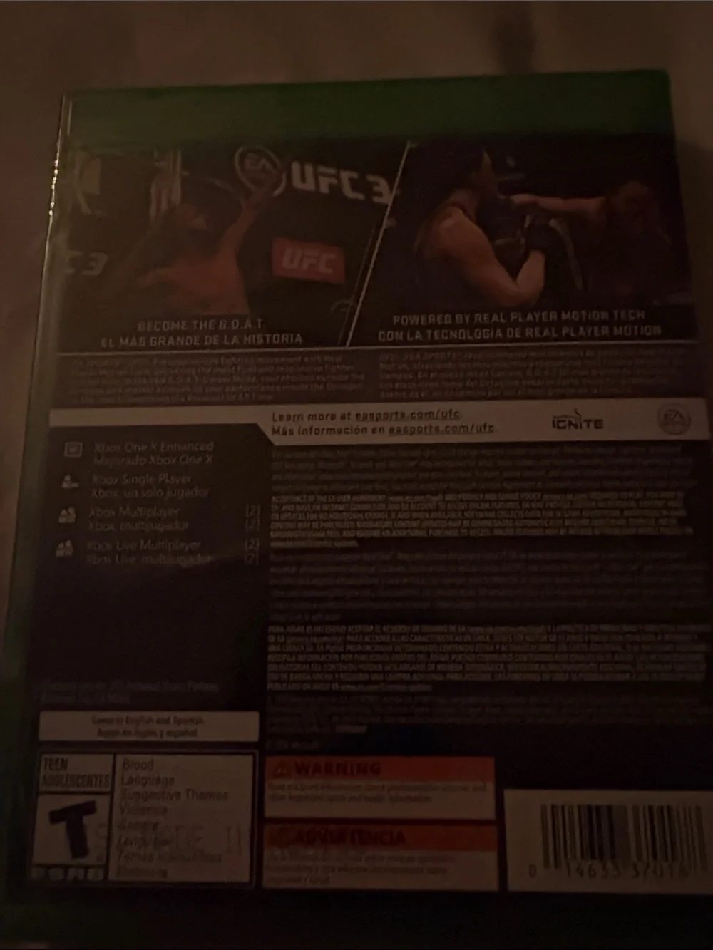 EA Sports UFC 3 - Xbox One (Black)